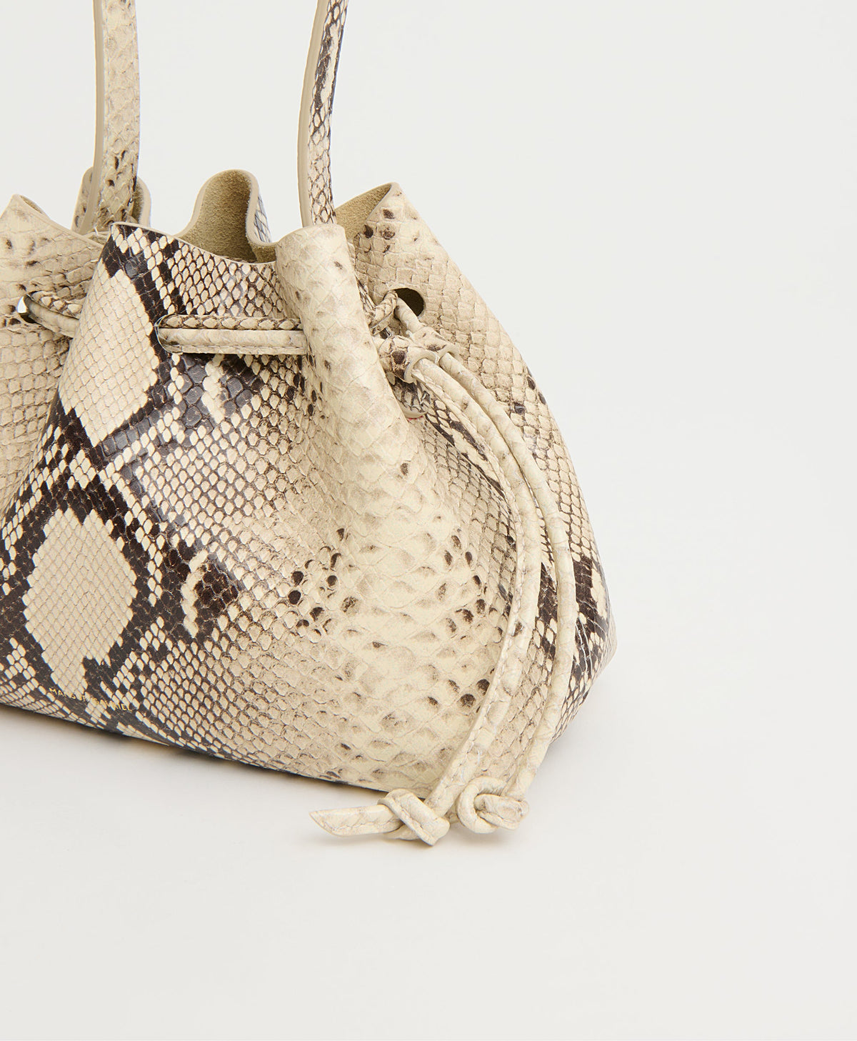 Drawstring Pouchette in Roccia