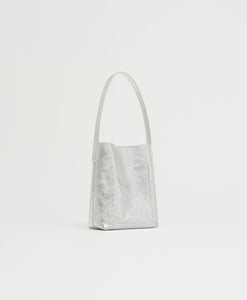 Mini Everyday Cabas - Crinkle Silver