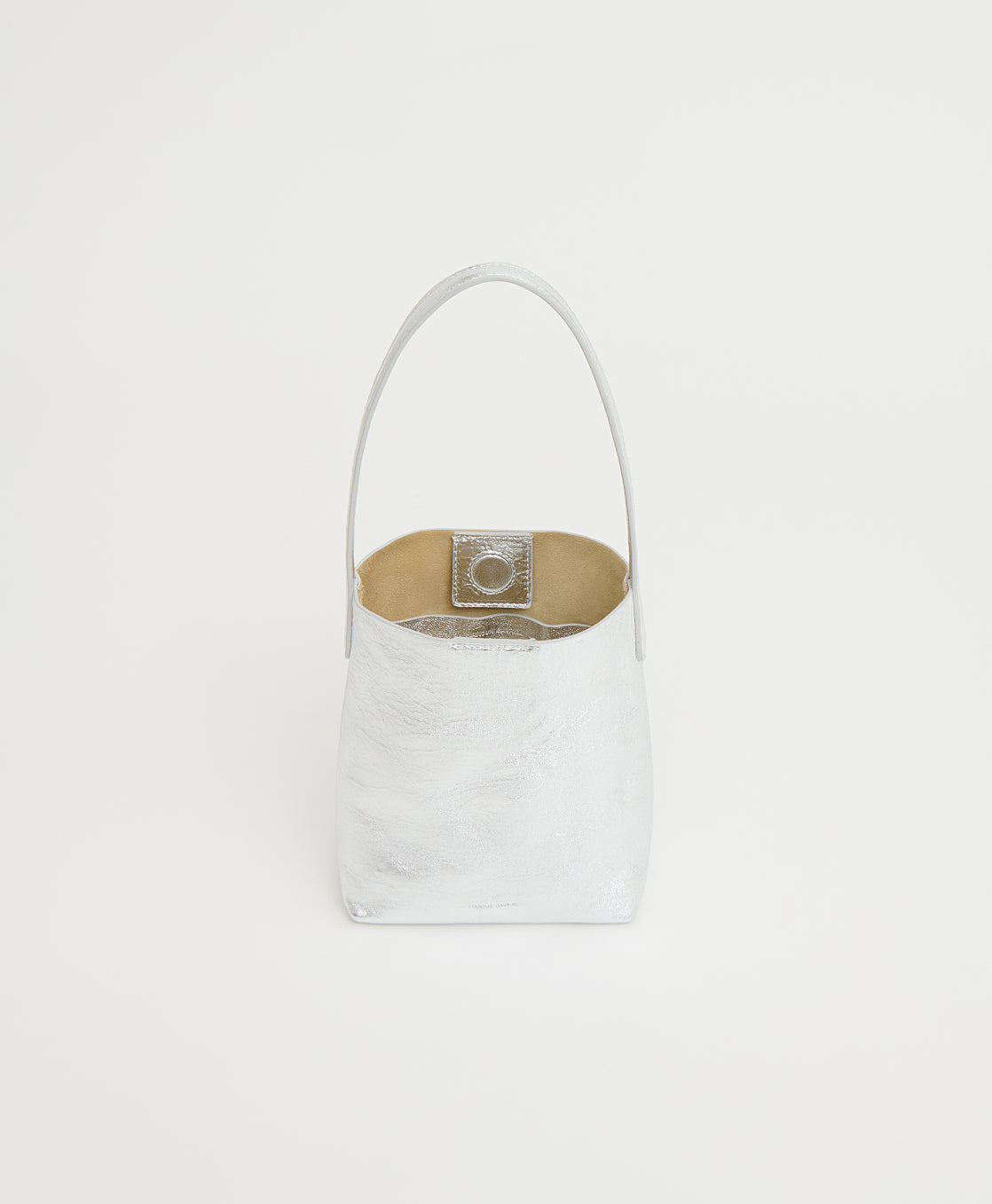 Mini Everyday Cabas - Crinkle Silver