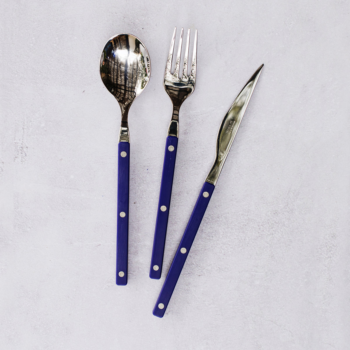 Pastello Three-Piece Place Setting in Navy