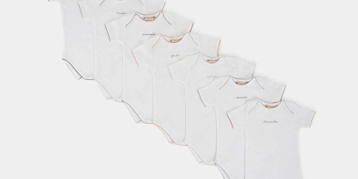 Baby Day-of-the-Week Onesies