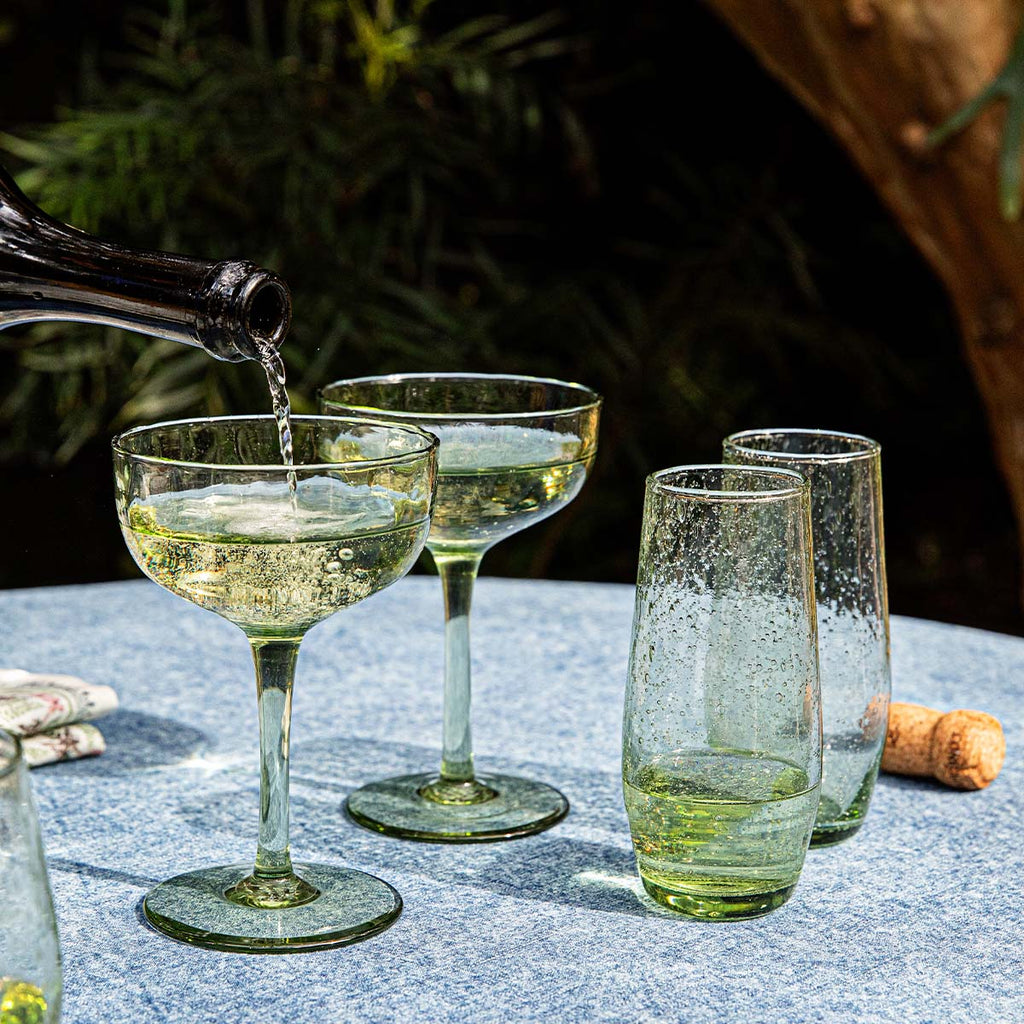 Provence Stemless Flute in Basil