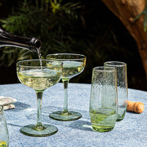 Provence Stemless Flute in Basil