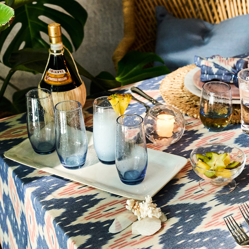 Provence Stemless Flute in Chambray