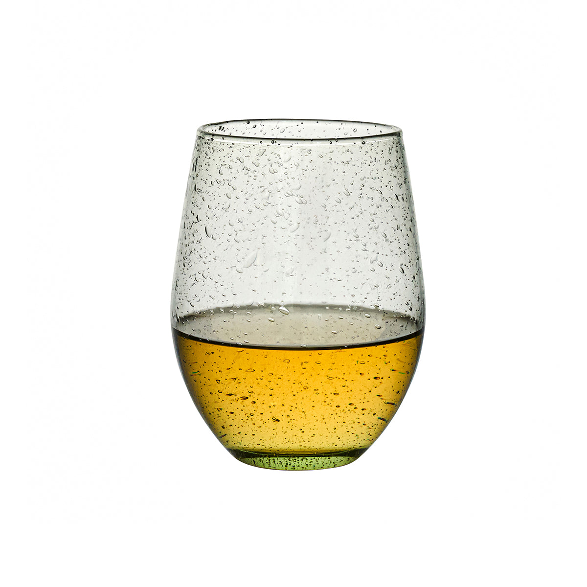 Provence Stemless Wine Glass in Basil