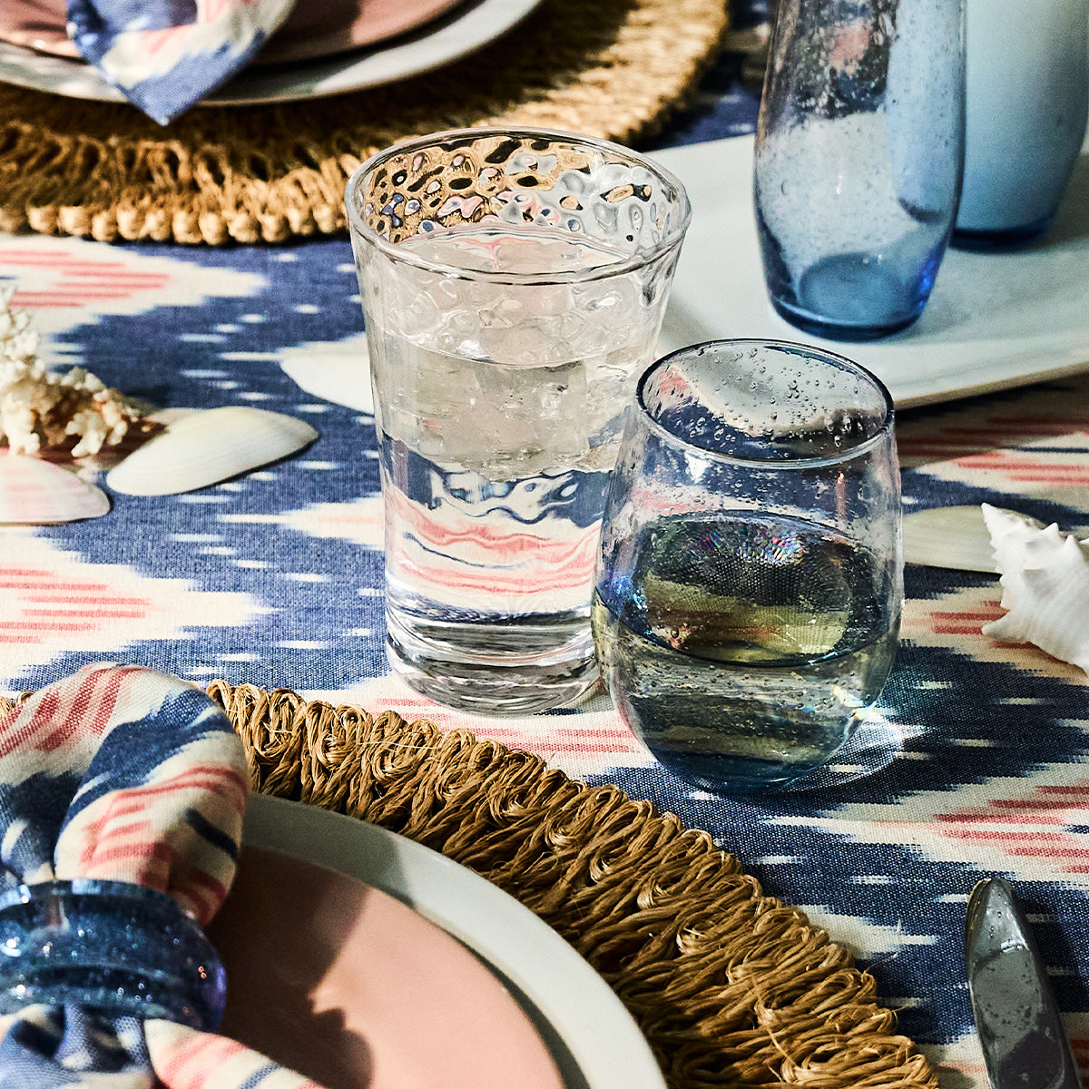 Provence Stemless Wine Glass in Chambray