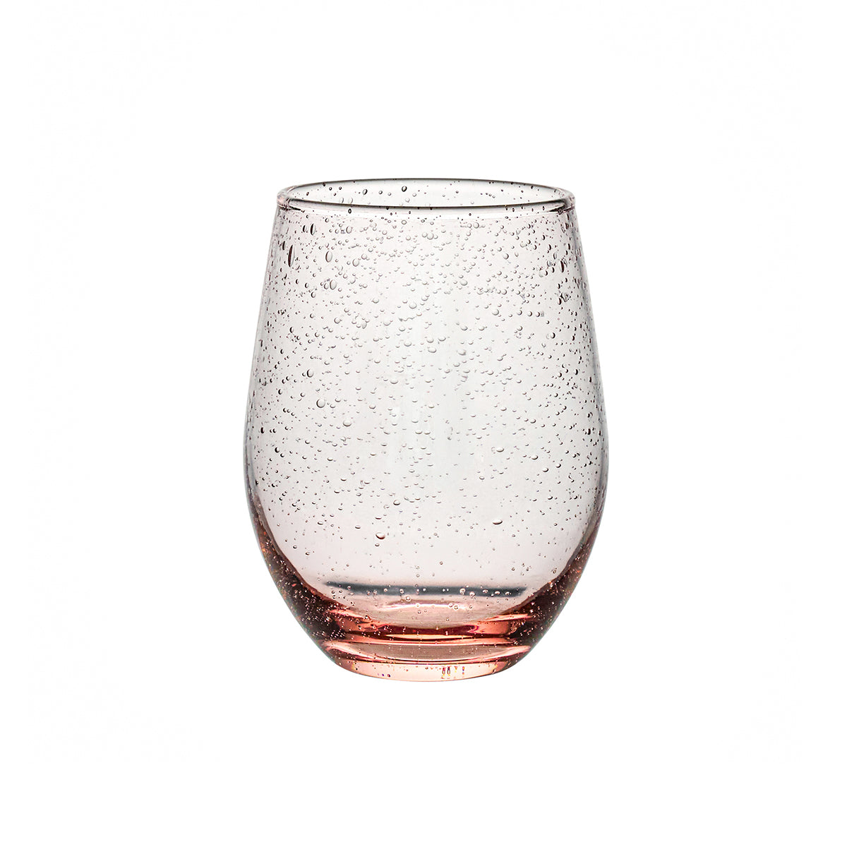 Provence Stemless Wine Glass in Blush