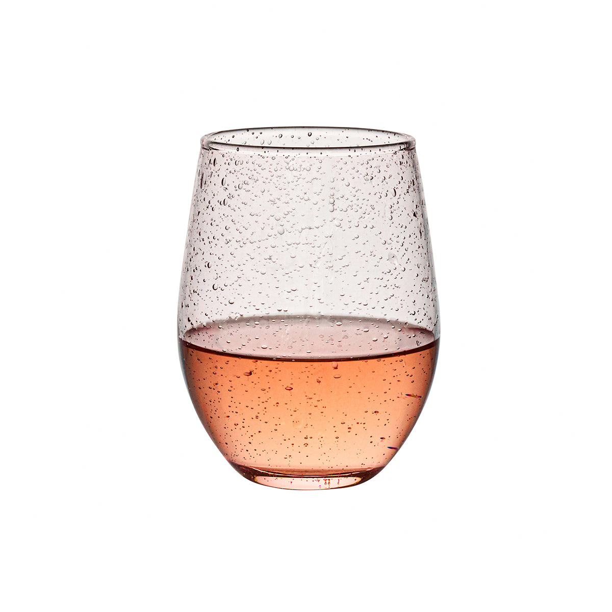 Provence Stemless Wine Glass in Blush