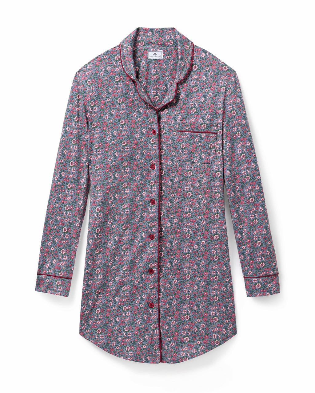 Women’s Pima Nightshirt in Fleurs de Saison
