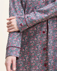 Women’s Pima Nightshirt in Fleurs de Saison