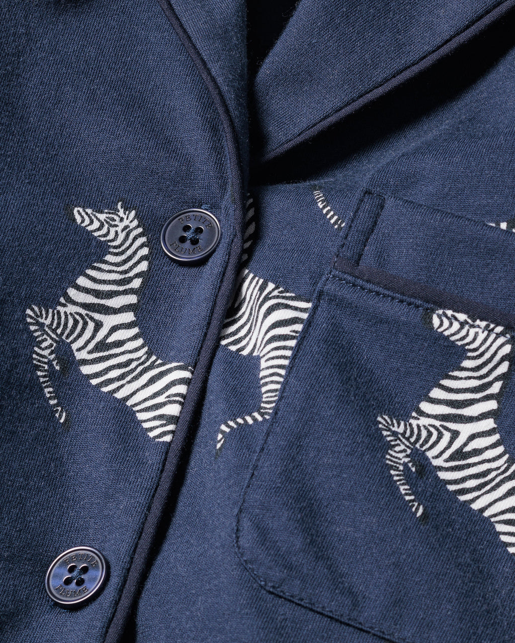 Women’s Pima Nightshirt in Zèbre de Nuit