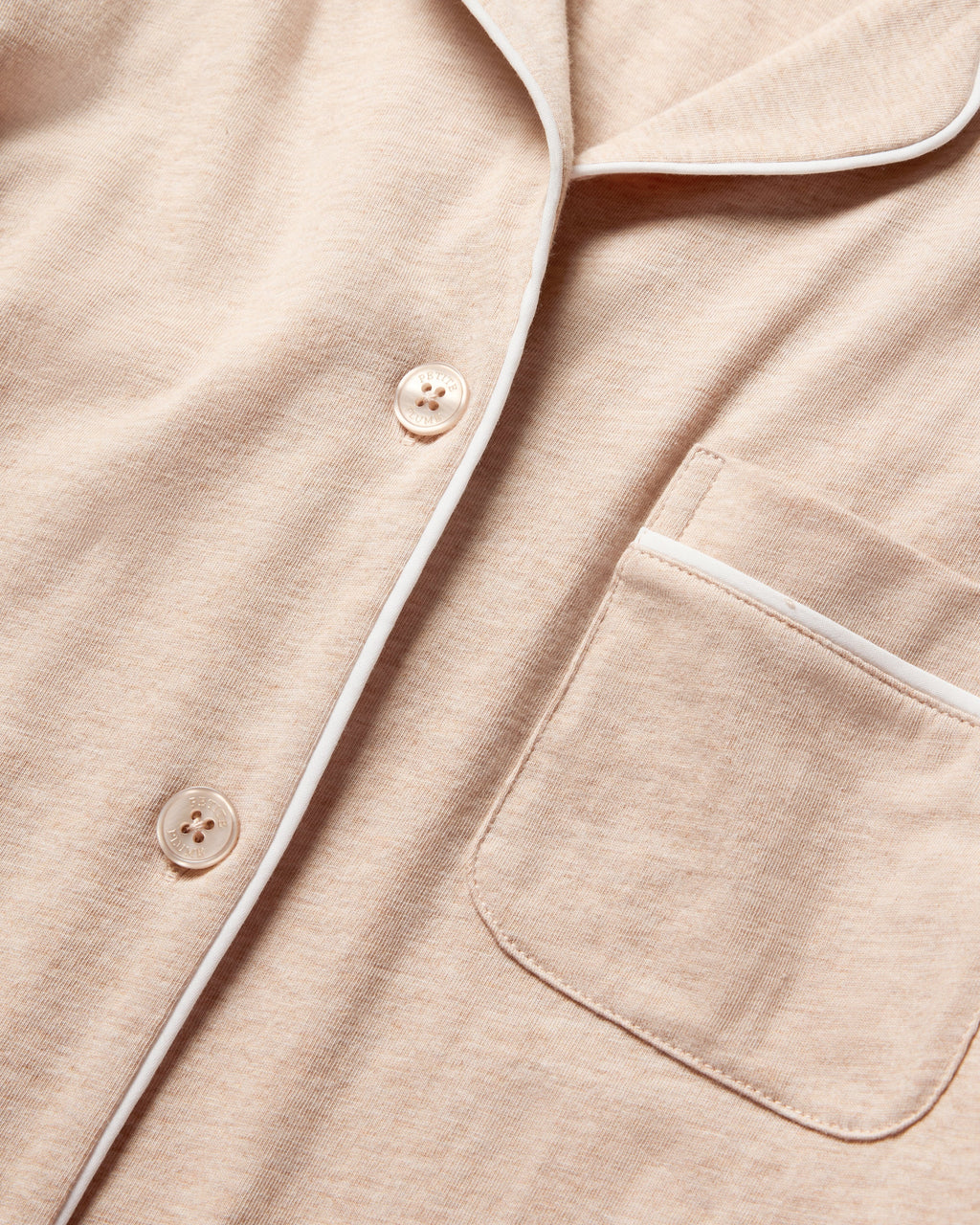 Women’s Pima Pajama Set in Camel