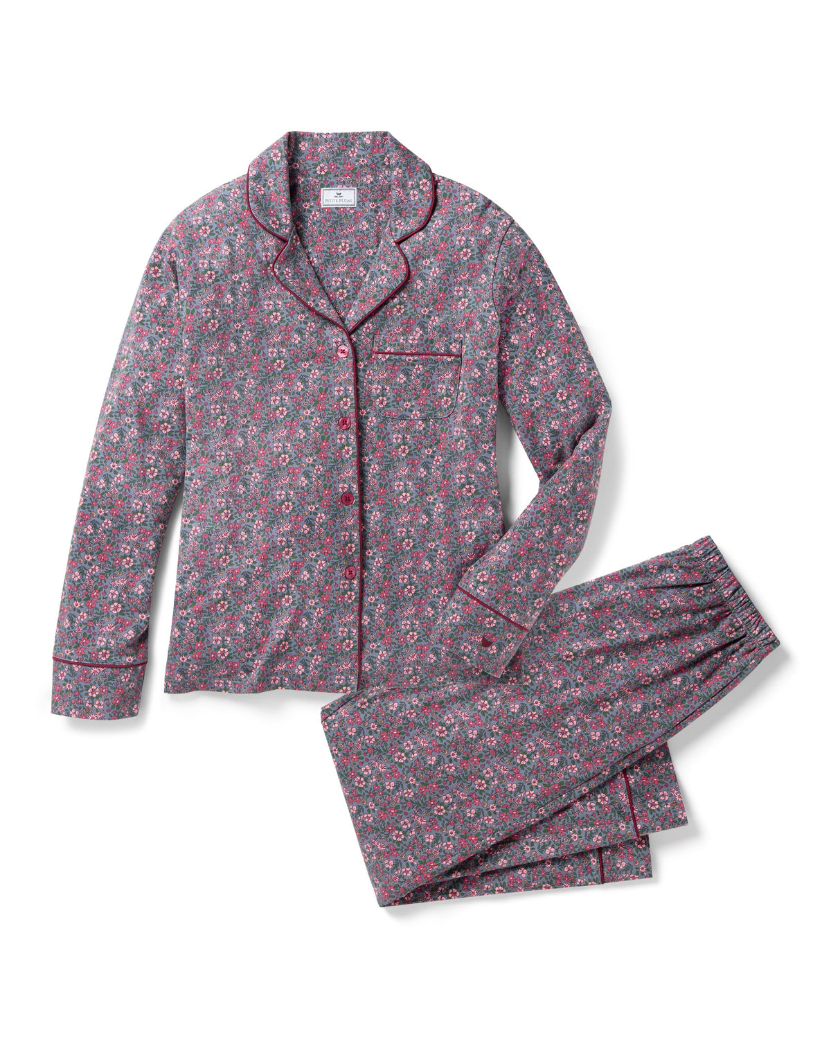 Women’s Pima Pajama Set in Fleurs de Saison