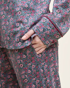 Women’s Pima Pajama Set in Fleurs de Saison