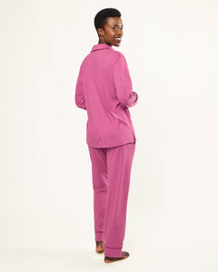 Women’s Pima Pajama Set in Rosewood