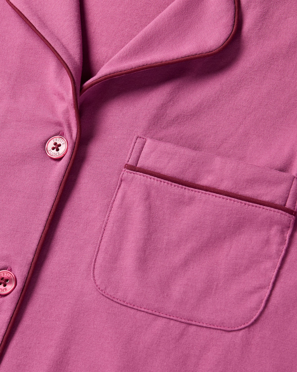 Women’s Pima Pajama Set in Rosewood