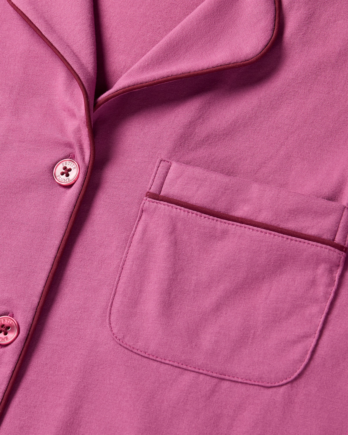 Women’s Pima Pajama Set in Rosewood