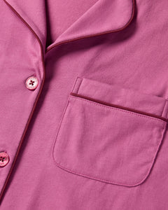 Women’s Pima Pajama Set in Rosewood