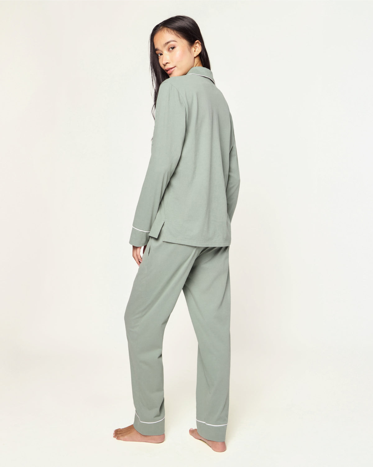Women’s Pima Pajama Set in Sage