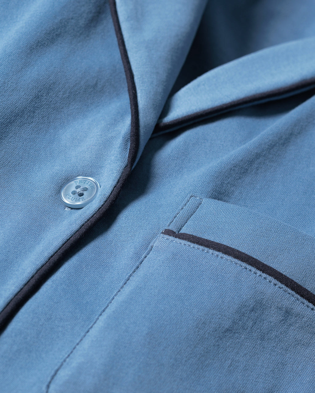 Women’s Pima Pajama Set in Mystique Blue