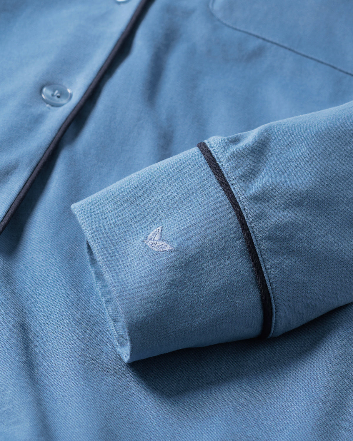 Women’s Pima Pajama Set in Mystique Blue
