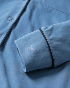 Women’s Pima Pajama Set in Mystique Blue
