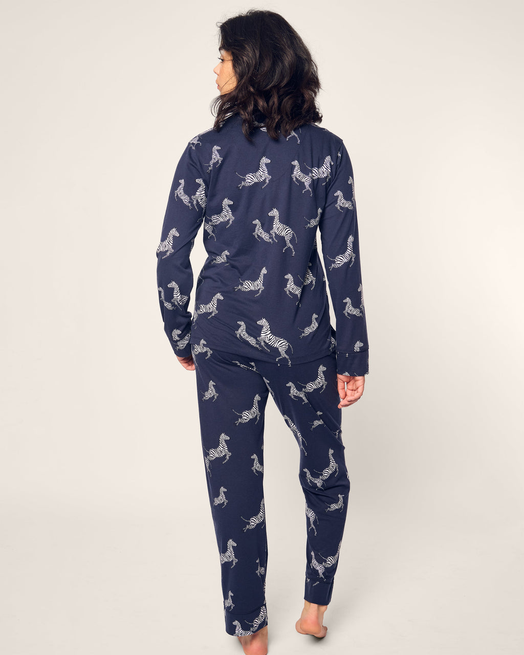 Women’s Pima Pajama Set in Zèbre de Nuit