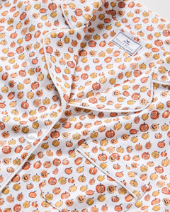 Women’s Pima Short Sleeve Short Set in Pumpkin Patch