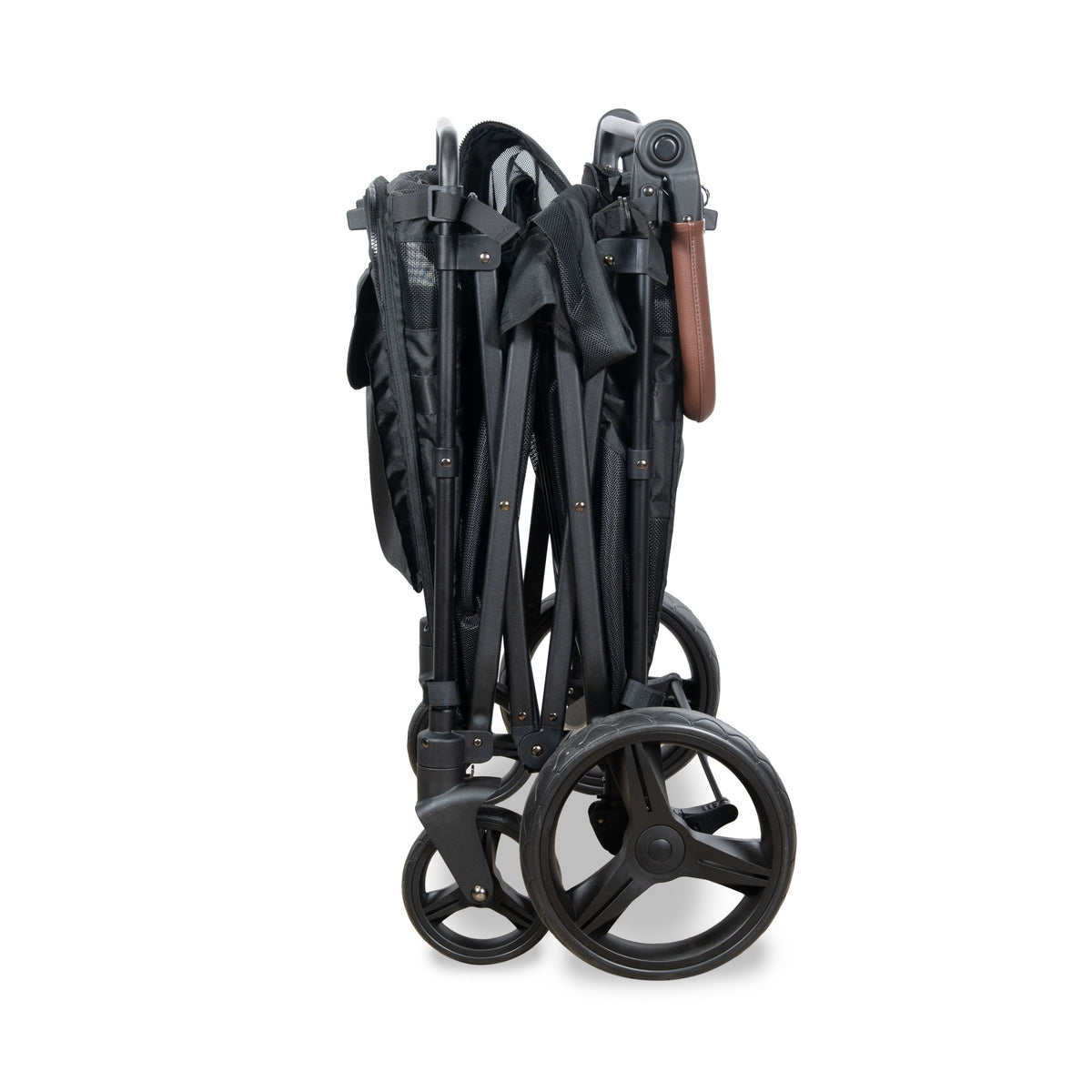 WonderFold PXL Large Pet Stroller Wagon in Black