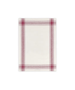 Rebecca Udall Pair of Bistrot Tea Towels, Burgundy, Cut Out