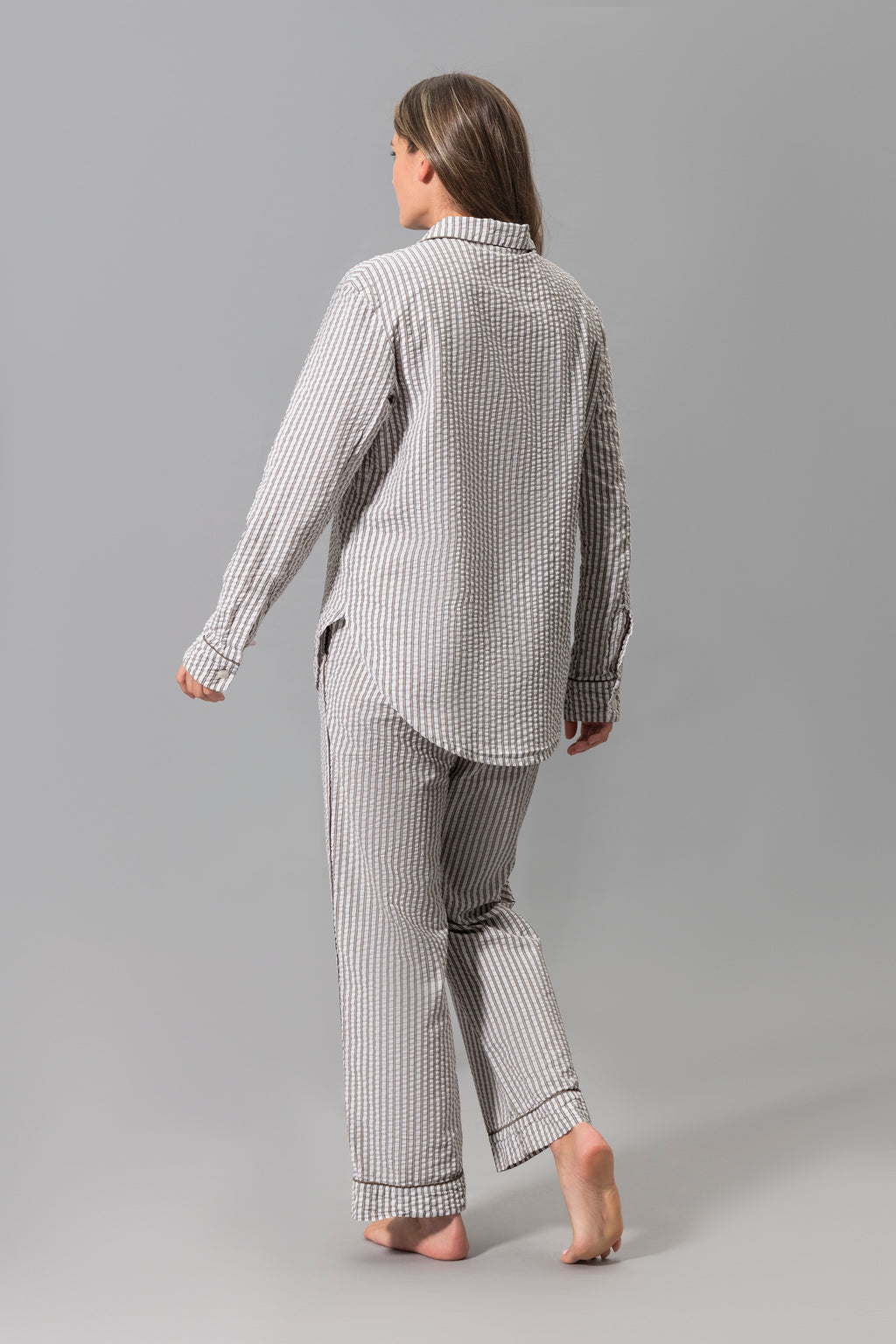 Matteo Pajama Set in Bark