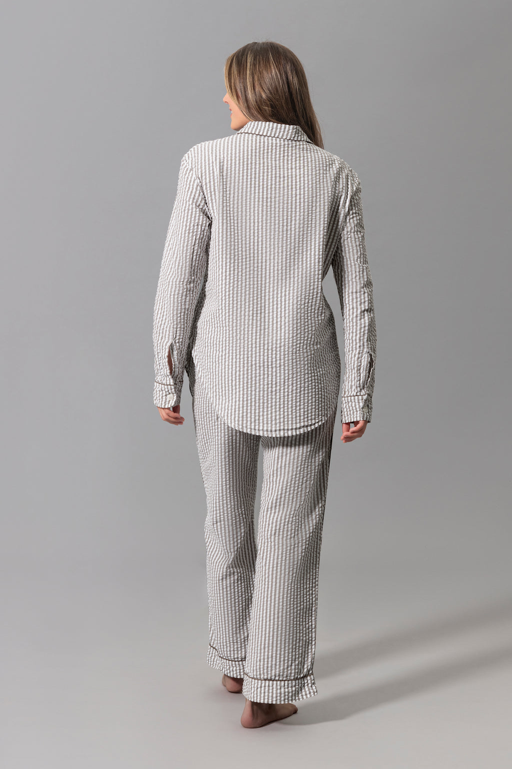 Matteo Pajama Set in Bark