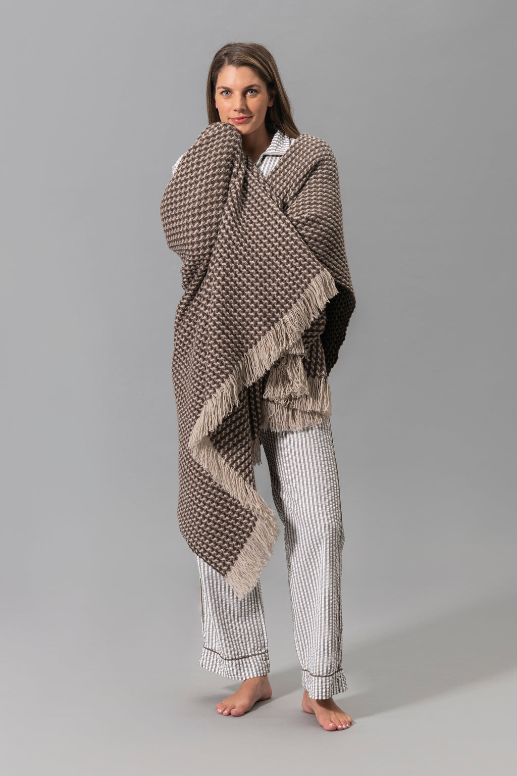 Matteo Pajama Set in Bark