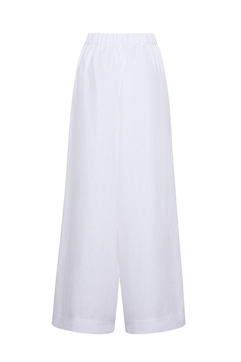 Palazzo Pant in White