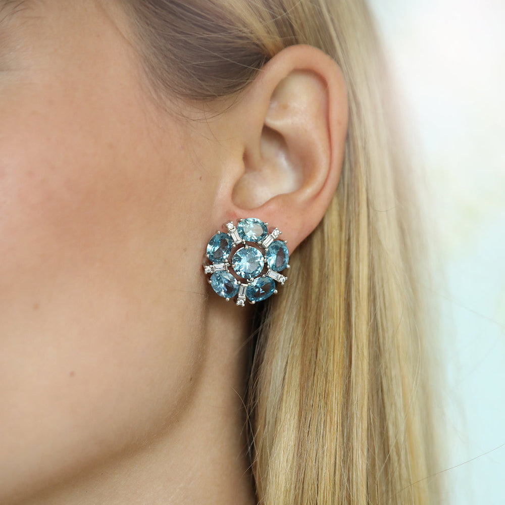 Paley Stud in Blue