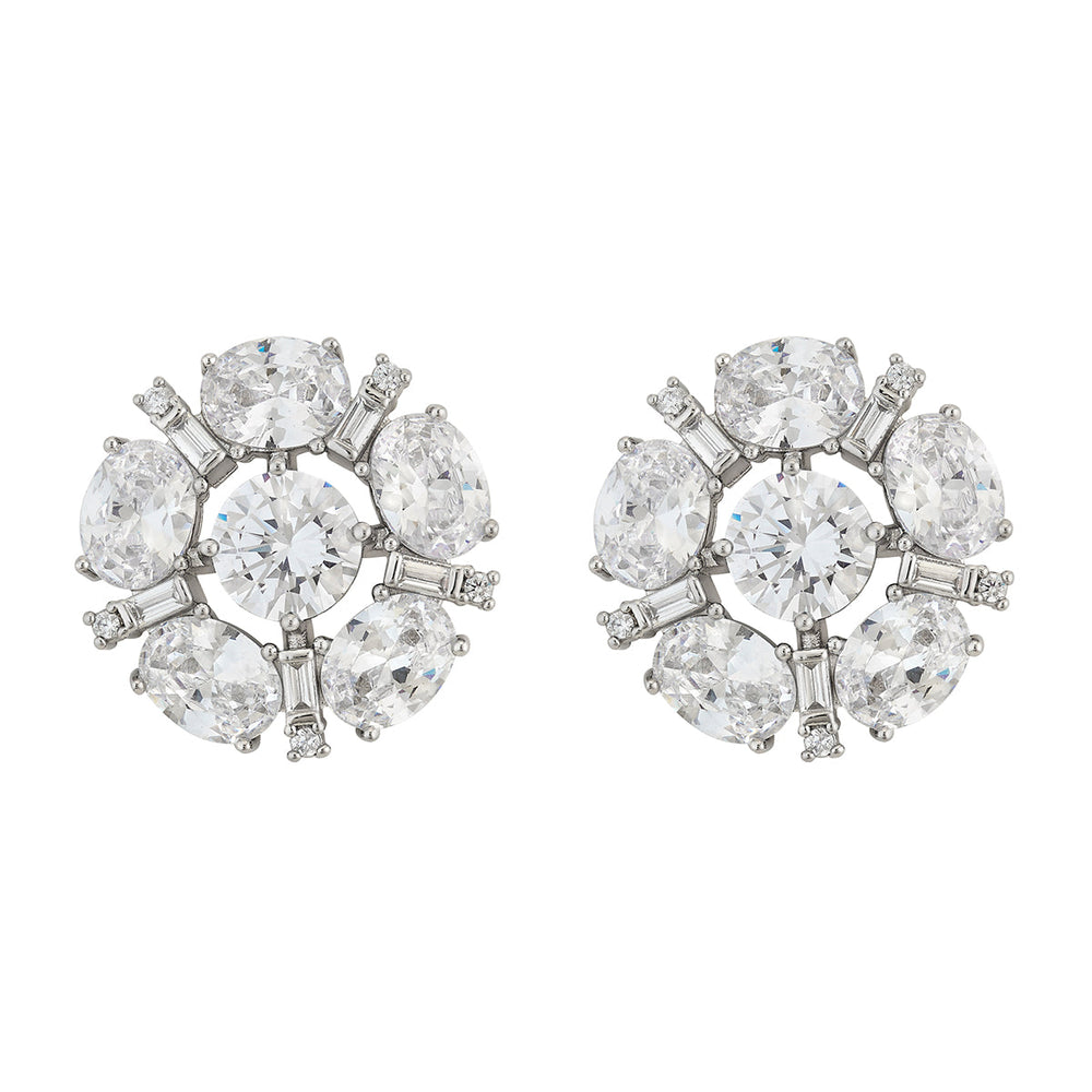 Paley Stud in White Gold