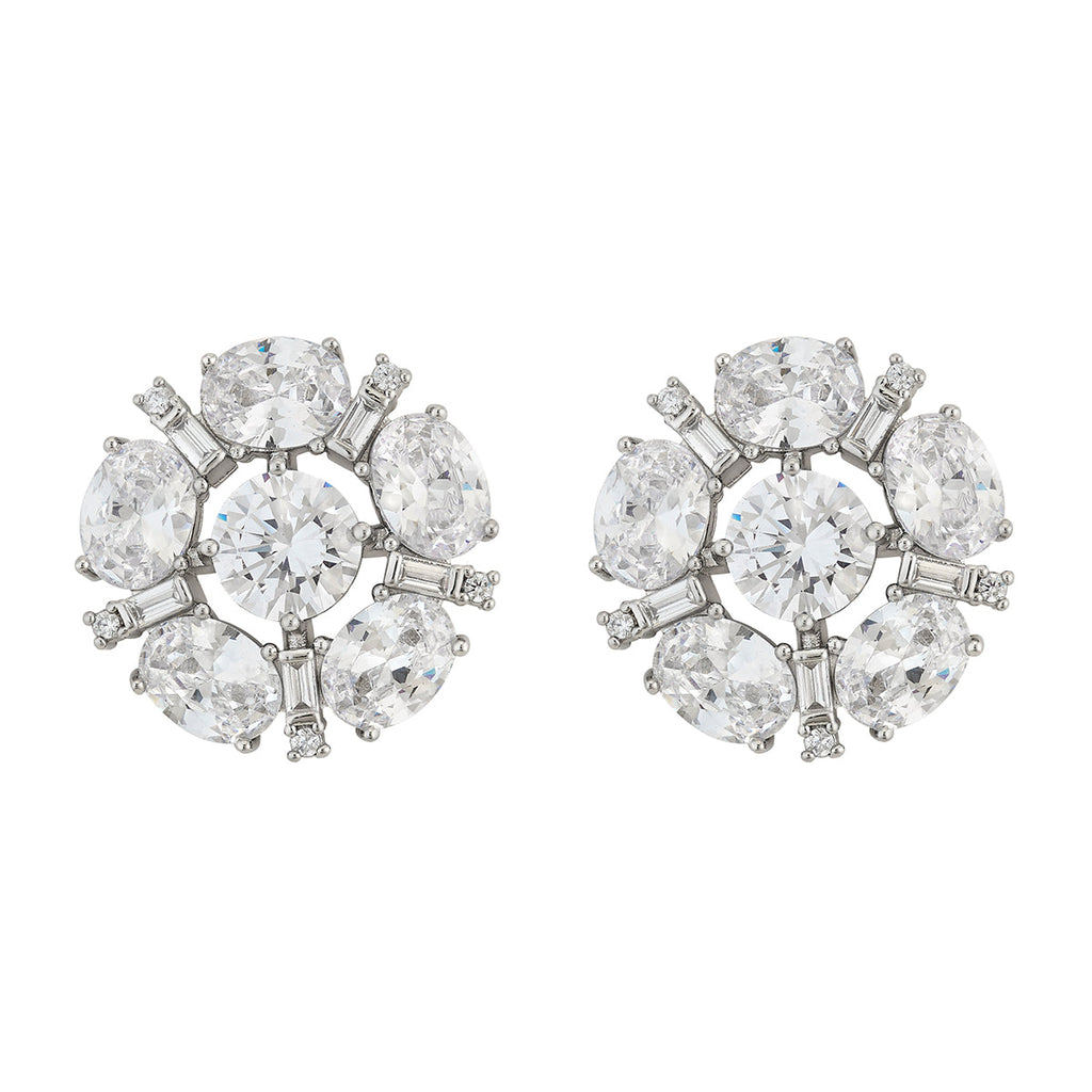Paley Stud in White Gold