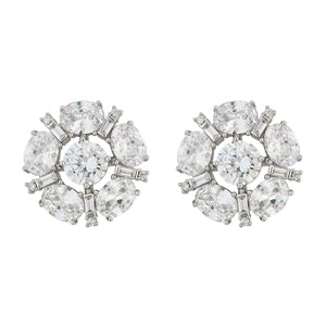 Paley Stud in White Gold