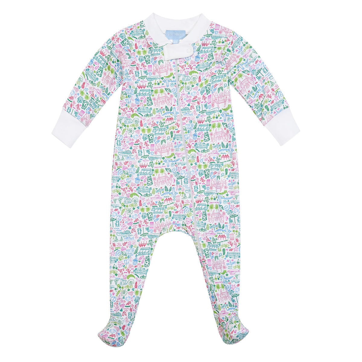 Palm Beach Baby Zip Onesie