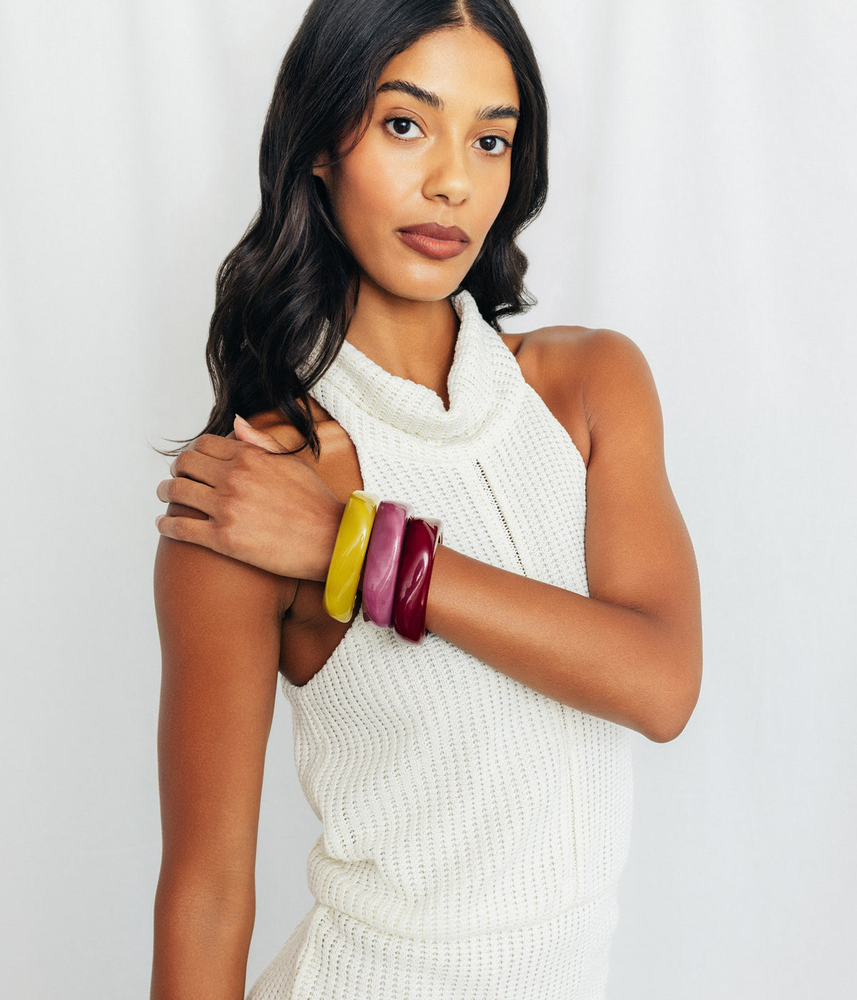 Paloma Bangle in Chartruese - Loren Hope