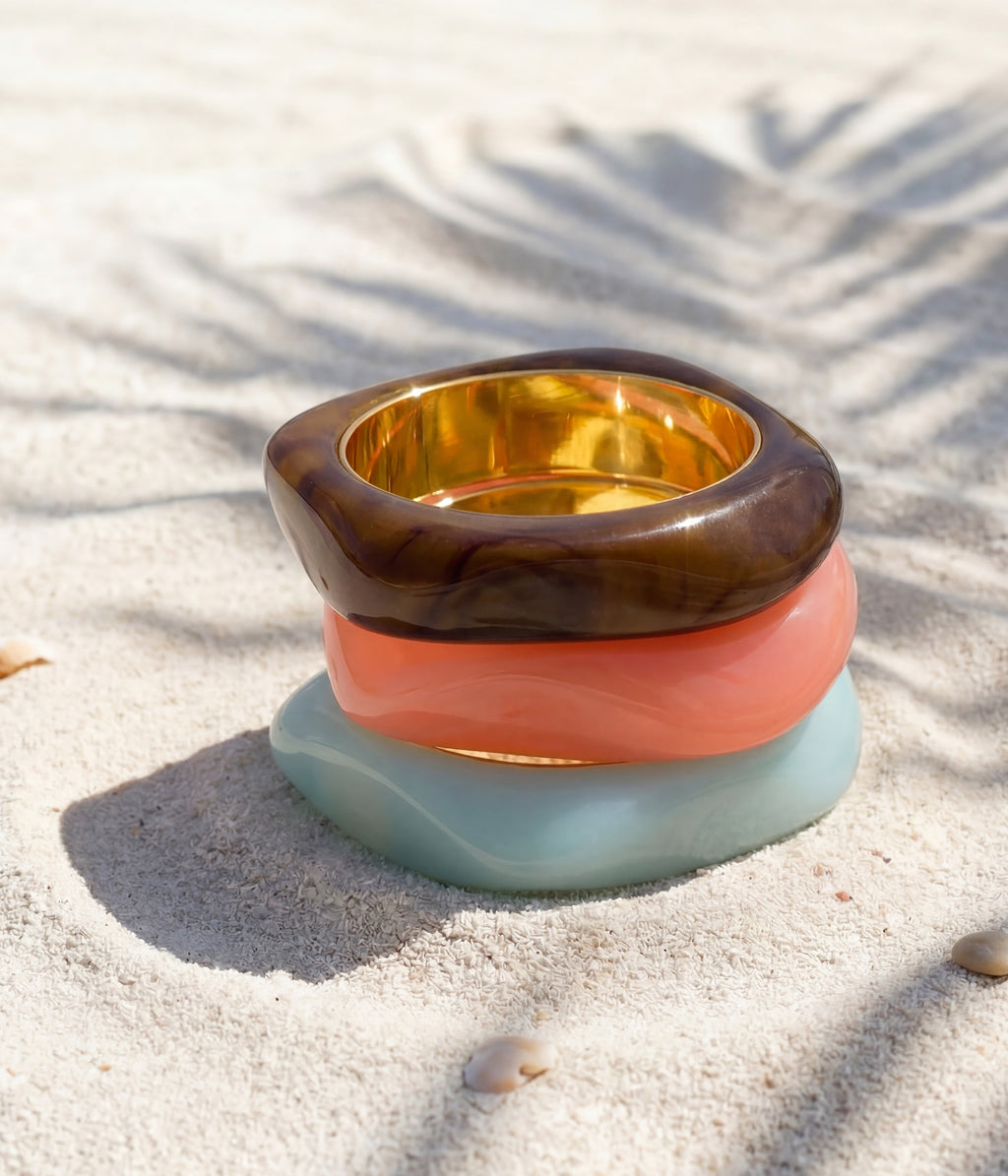 Paloma Bangle Bracelet in Mint