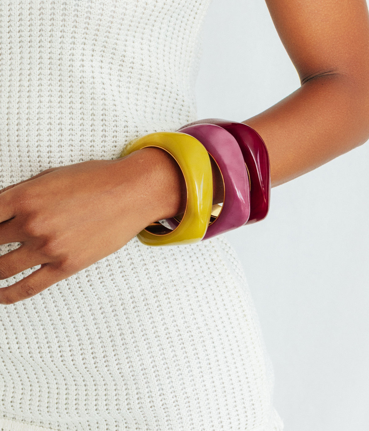 Paloma Bangle in Chartruese - Loren Hope