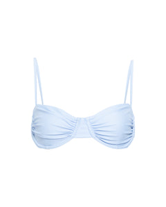 Paloma Bikini Top in Vista Blue