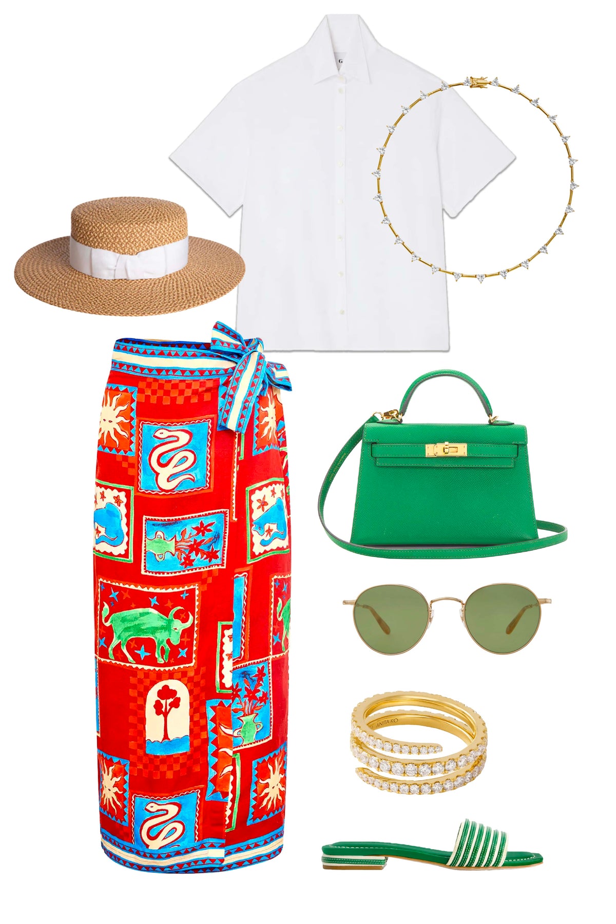 Paloma Wrap Skirt in Santa Fe