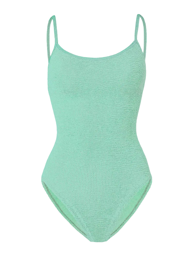 Pamela One-Piece in Metallic Mint