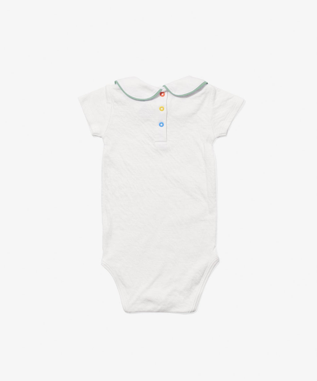 Pan One-Piece in Seafoam Piping