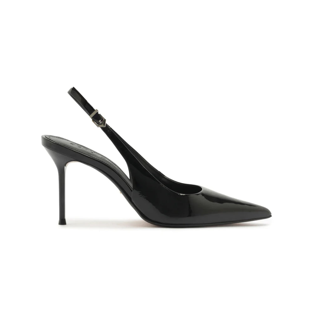 Paola Patent Pump in Black