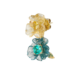 Paraiba Petunia Drop Earrings