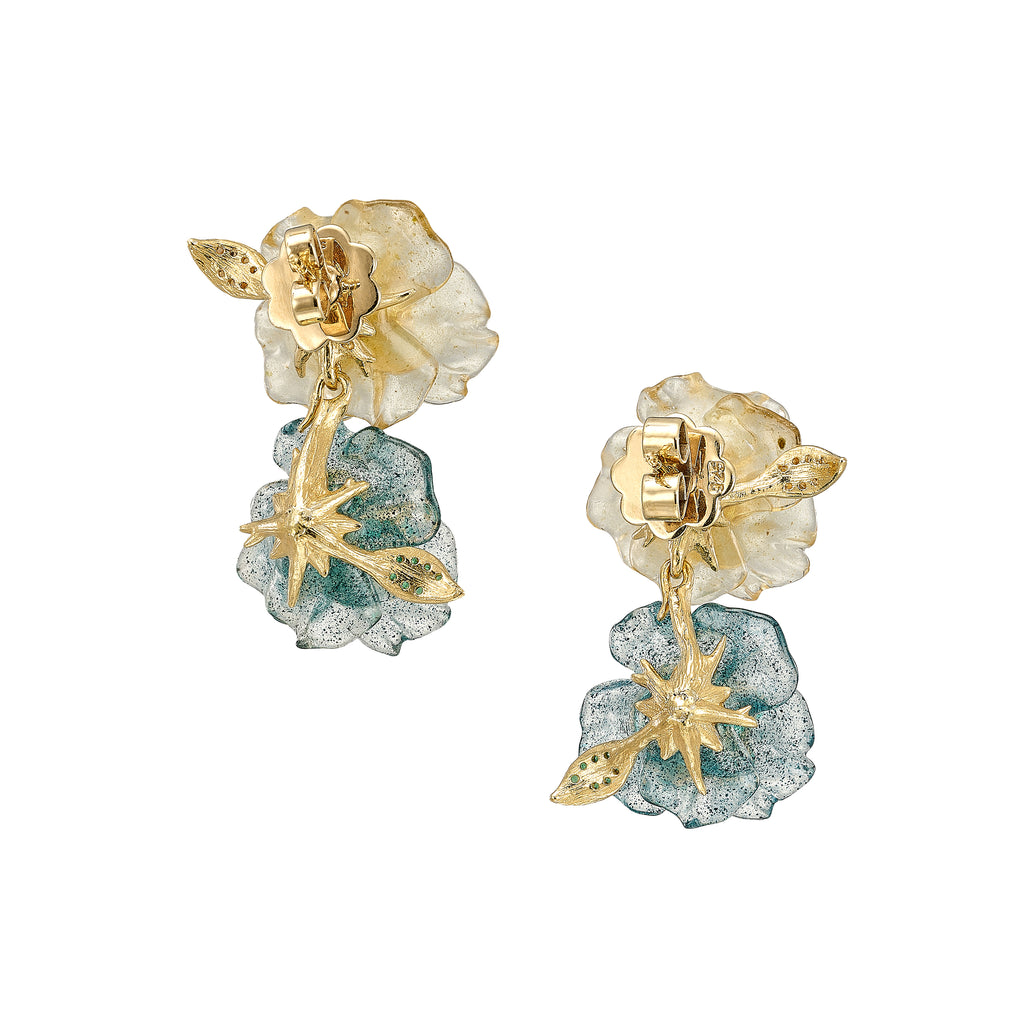Paraiba Petunia Drop Earrings