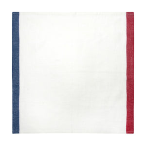 Paris Napkins in Blue & Red, Set of 2